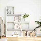Vidaxl kamerscherm boekenkast 4-laags 143,5x29x143,5 cm hout wit
