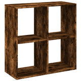 Vidaxl kamerscherm boekenkast 69,5x29x69,5 cm hout gerookt eiken