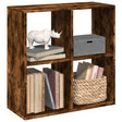 Vidaxl kamerscherm boekenkast 69,5x29x69,5 cm hout gerookt eiken