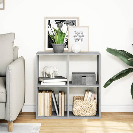 Vidaxl kamerscherm boekenkast 69,5x29x69,5 cm hout grijs sonoma