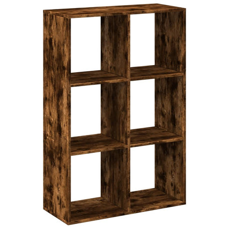 Vidaxl kamerscherm boekenkast 69,5x29x103,5 cm hout gerookt eiken