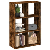 Vidaxl kamerscherm boekenkast 69,5x29x103,5 cm hout gerookt eiken