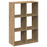 Vidaxl kamerscherm boekenkast 69,5x29x103,5 cm hout artisanaal eiken