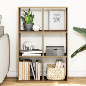 Vidaxl kamerscherm boekenkast 69,5x29x103,5 cm hout artisanaal eiken