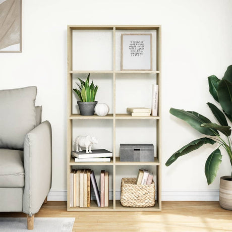 Vidaxl kamerscherm boekenkast 69,5x29x137,5 cm hout sonoma eiken