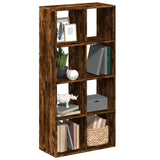 Vidaxl kamerscherm boekenkast 69,5x29x137,5 cm hout gerookt eiken