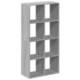 Vidaxl kamerscherm boekenkast 69,5x29x137,5 cm hout grijs sonoma eik
