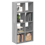 Vidaxl kamerscherm boekenkast 69,5x29x137,5 cm hout grijs sonoma eik