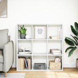 Vidaxl kamerscherm boekenkast 102x29x103,5 cm bewerkt hout wit
