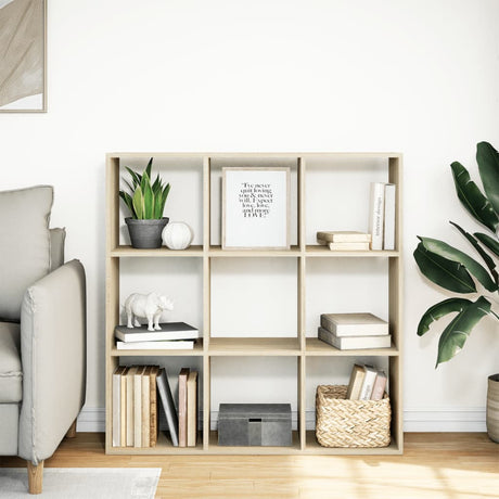 Vidaxl kamerscherm boekenkast 102x29x103,5 cm hout sonoma eikenkleur