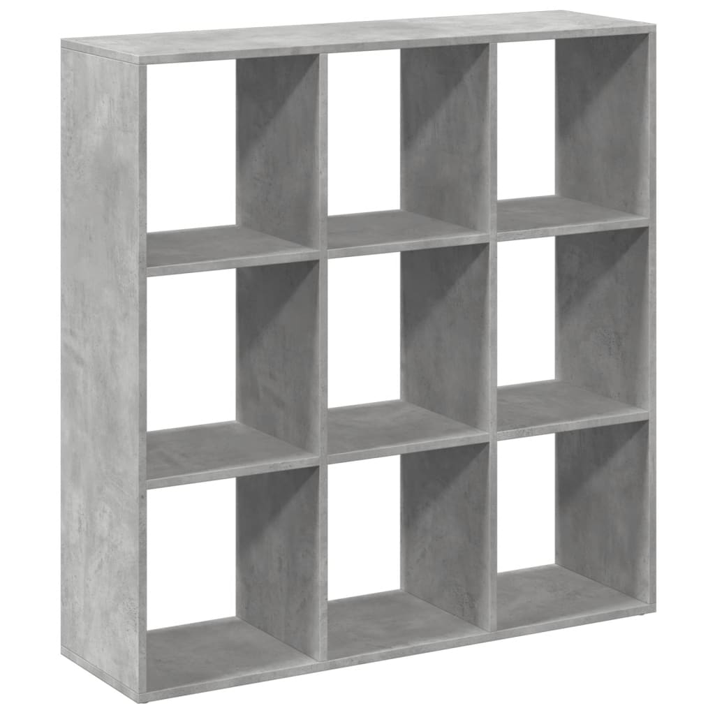 Vidaxl kamerscherm boekenkast 102x29x103,5 cm hout betongrijs