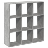Vidaxl kamerscherm boekenkast 102x29x103,5 cm hout betongrijs