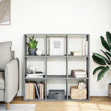 Vidaxl kamerscherm boekenkast 102x29x103,5 cm hout betongrijs