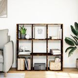 Vidaxl kamerscherm boekenkast 102x29x103,5 cm hout gerookt eiken