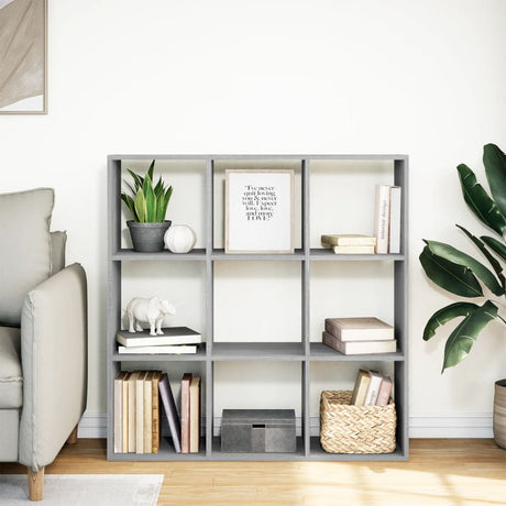 Vidaxl kamerscherm boekenkast 102x29x103,5 cm hout grijs sonoma