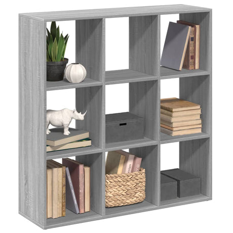 Vidaxl kamerscherm boekenkast 102x29x103,5 cm hout grijs sonoma