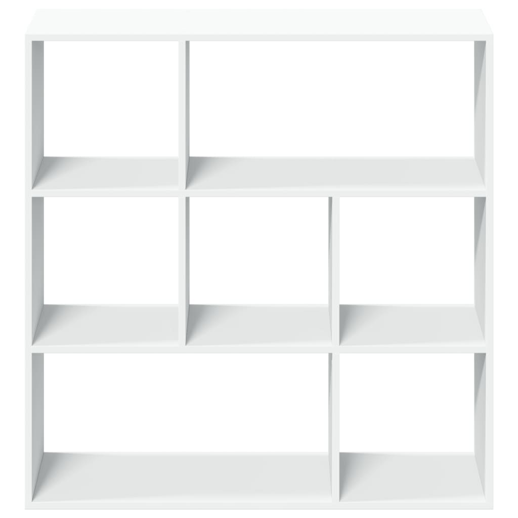 Vidaxl kamerscherm boekenkast 102x29x103,5 cm bewerkt hout wit