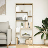 Vidaxl kamerscherm boekenkast 67x25x161,5 cm hout sonoma eikenkleur