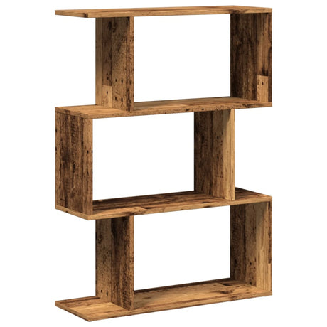 Vidaxl kamerscherm boekenkast 3-laags 70x24x97 cm hout oud hout