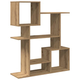 Vidaxl kamerscherm boekenkast 92x29x112 cm hout artisanaal eiken