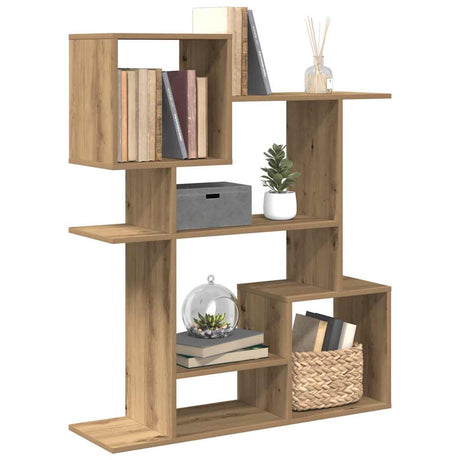 Vidaxl kamerscherm boekenkast 92x29x112 cm hout artisanaal eiken