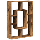 Vidaxl boekenkast 63x20x90 cm bewerkt hout oud houtkleurig