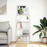 Vidaxl boekenkast wit 60x20x120,5 cm bewerkt hout
