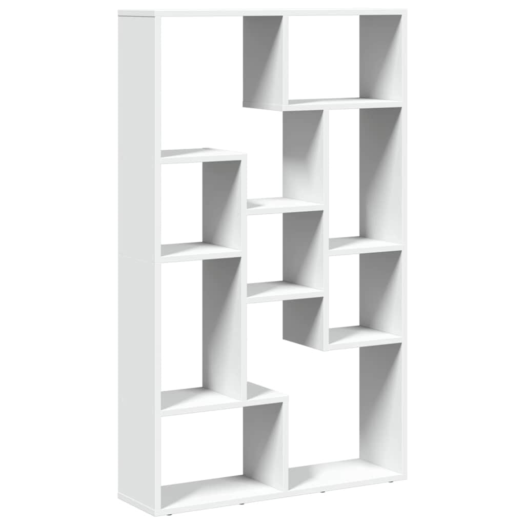 Vidaxl boekenkast 72x20x120,5 cm bewerkt hout wit