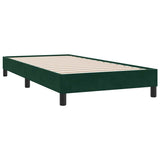 Vidaxl bedframe zonder matras 100x220 cm fluweel donkergroen