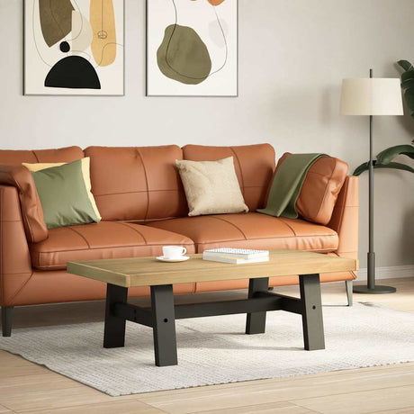 Vidaxl salontafel noain a-vormige poten 120x60x40 cm massief hout
