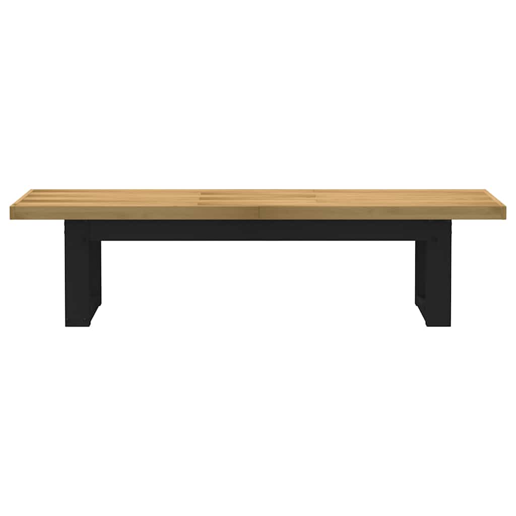 Vidaxl eetbank noain u-vormige poten 180x40x45 cm massief hout