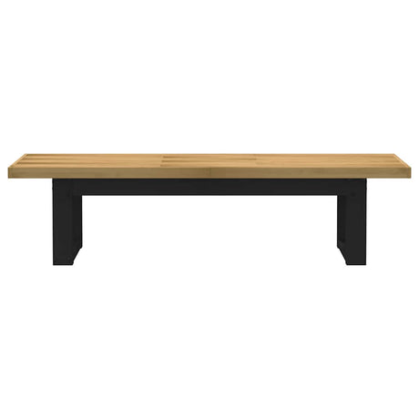 Vidaxl eetbank noain u-vormige poten 180x40x45 cm massief hout
