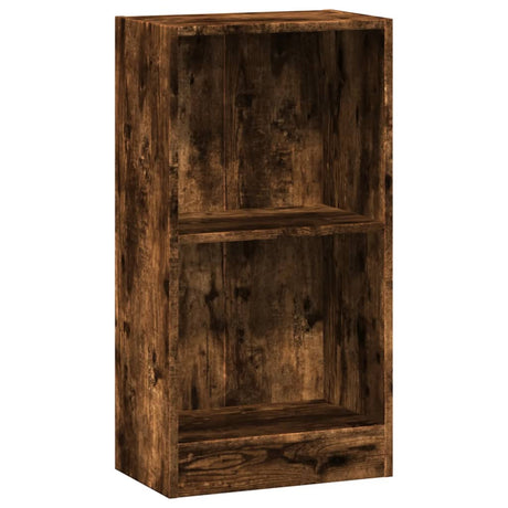 Vidaxl boekenkast 40x24x76 cm bewerkt hout gerookt eikenkleurig