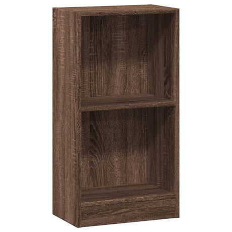 Vidaxl boekenkast 40x24x76 cm bewerkt hout bruin eikenkleurig