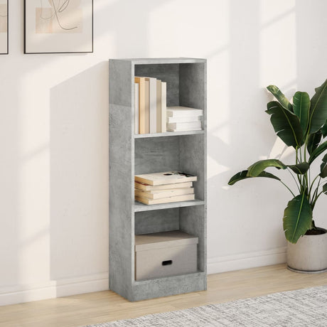 Vidaxl boekenkast 40x24x109 cm bewerkt hout betongrijs
