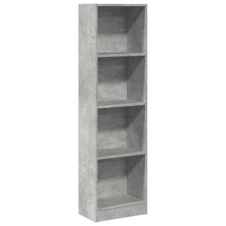 Vidaxl boekenkast 40x24x143 cm bewerkt hout betongrijs