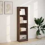 Vidaxl boekenkast 40x24x143 cm bewerkt hout bruin eikenkleurig