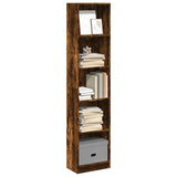 Vidaxl boekenkast 40x24x176 cm bewerkt hout gerookt eikenkleurig