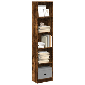 Vidaxl boekenkast 40x24x176 cm bewerkt hout gerookt eikenkleurig