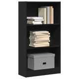 Vidaxl boekenkast 60x24x109 cm bewerkt hout zwart