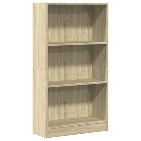 Vidaxl boekenkast 60x24x109 cm bewerkt hout sonoma eikenkleurig