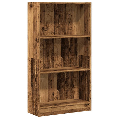 Vidaxl boekenkast 60x24x109 cm bewerkt hout oud houtkleurig