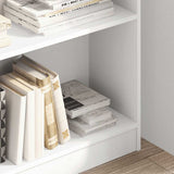 Vidaxl boekenkast 80x24x109 cm bewerkt hout wit