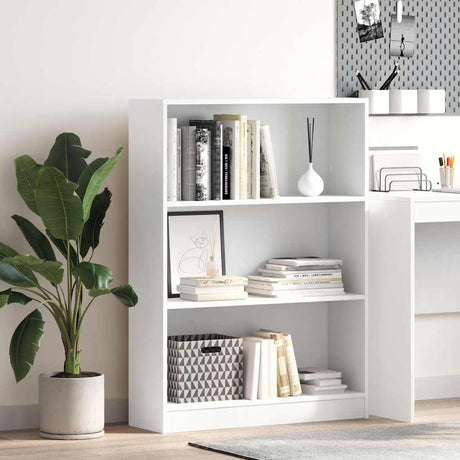 Vidaxl boekenkast 80x24x109 cm bewerkt hout wit