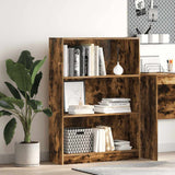 Vidaxl boekenkast 80x24x109 cm bewerkt hout gerookt eikenkleurig