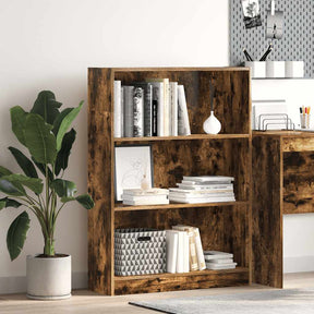 Vidaxl boekenkast 80x24x109 cm bewerkt hout gerookt eikenkleurig