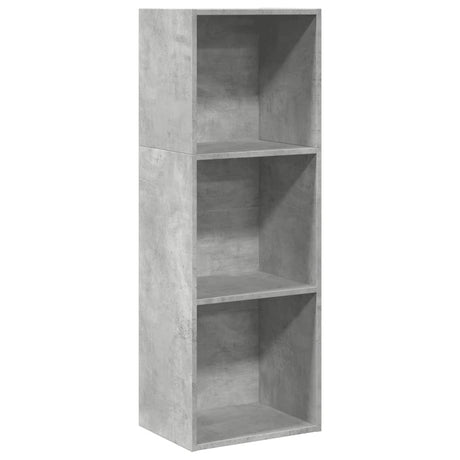 Vidaxl boekenkast 40x30x114 cm bewerkt hout betongrijs