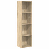 Vidaxl boekenkast 40x30x152 cm bewerkt hout sonoma eikenkleurig
