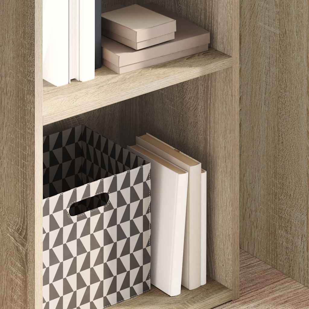 Vidaxl boekenkast 40x30x152 cm bewerkt hout sonoma eikenkleurig
