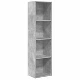Vidaxl boekenkast 40x30x152 cm bewerkt hout betongrijs